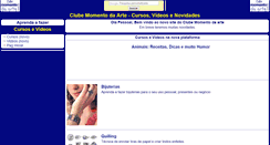 Desktop Screenshot of momentodaarte.net