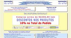 Desktop Screenshot of blog.momentodaarte.com.br